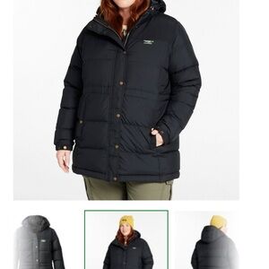 L.L. Bean Women's Dark Puffer Coat